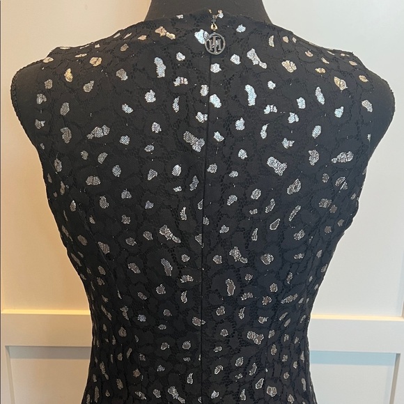 Tommy Hilfiger Black and Silver Mini Dress - Picture 7 of 9